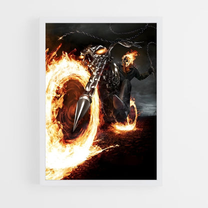 ap-ghost rider johnny blaze-10 cadre Blanc