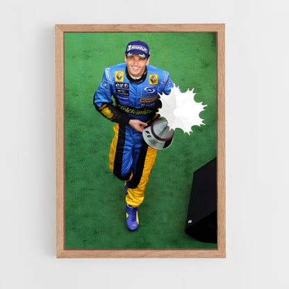 ap-giancarlo fisichella-2 cadre Bois clair