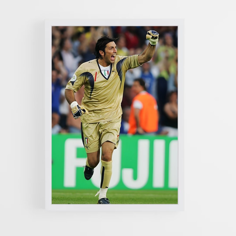 ap-gianluigi buffon-9 cadre Blanc