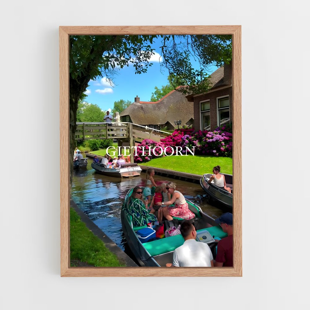 ap-giethoorn-2 cadre Bois clair