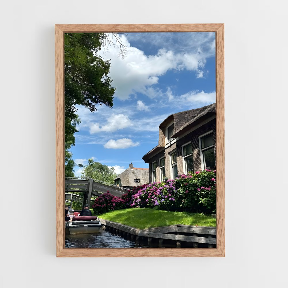 ap-giethoorn-4 cadre Bois clair