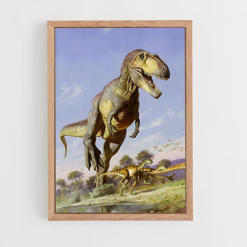 ap-giganotosaurus-1 cadre Bois clair