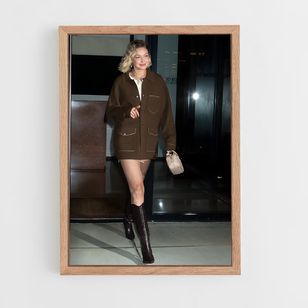 ap-gigi hadid-11 cadre Bois clair