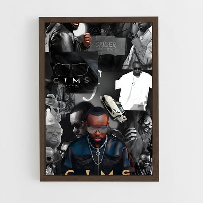ap-gims-3 cadre Bois foncé