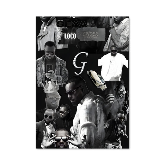 Poster Gims en Couleurs