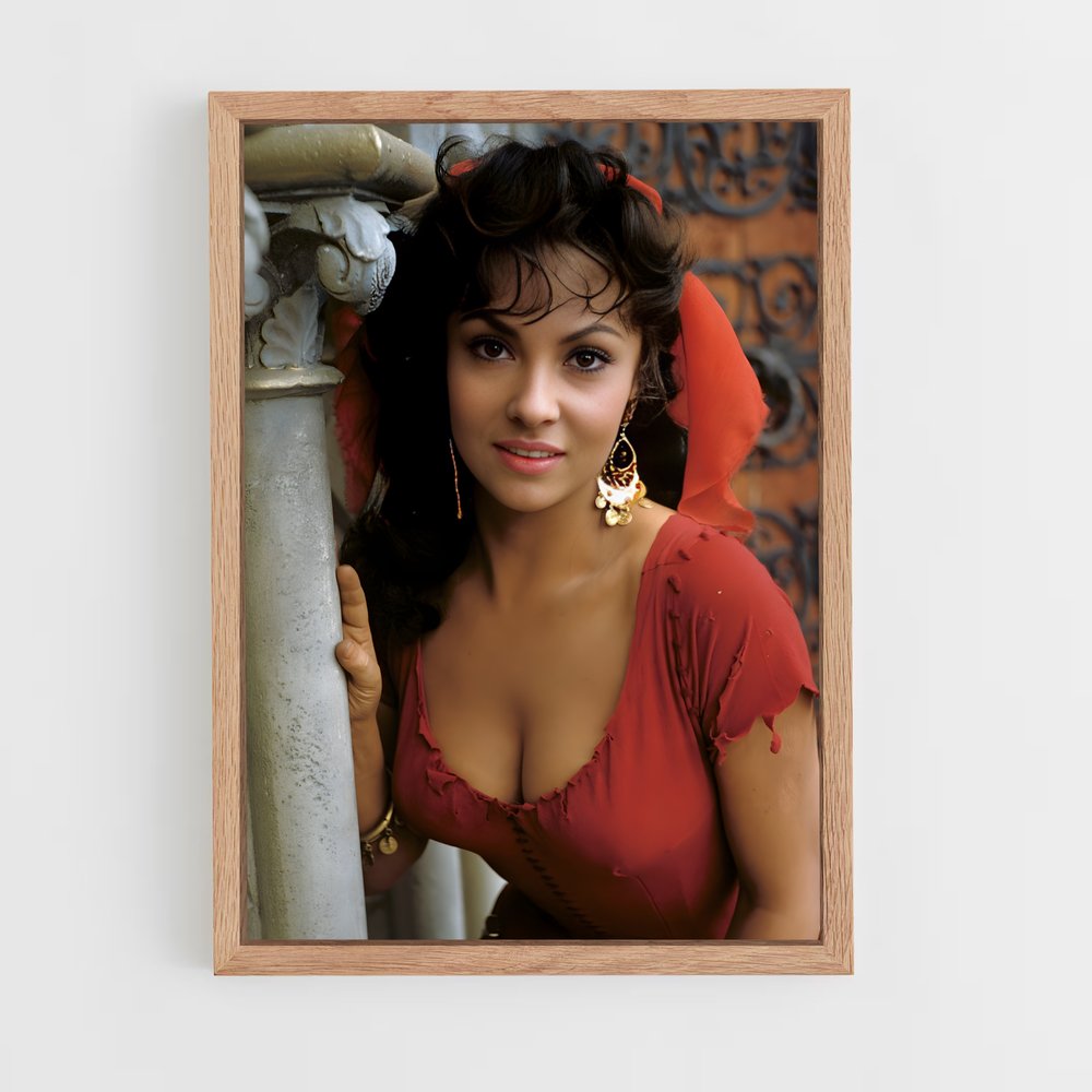 ap-gina lollobrigida-8 cadre Bois clair