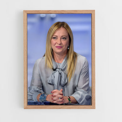 ap-giorgia meloni-6 cadre Bois clair