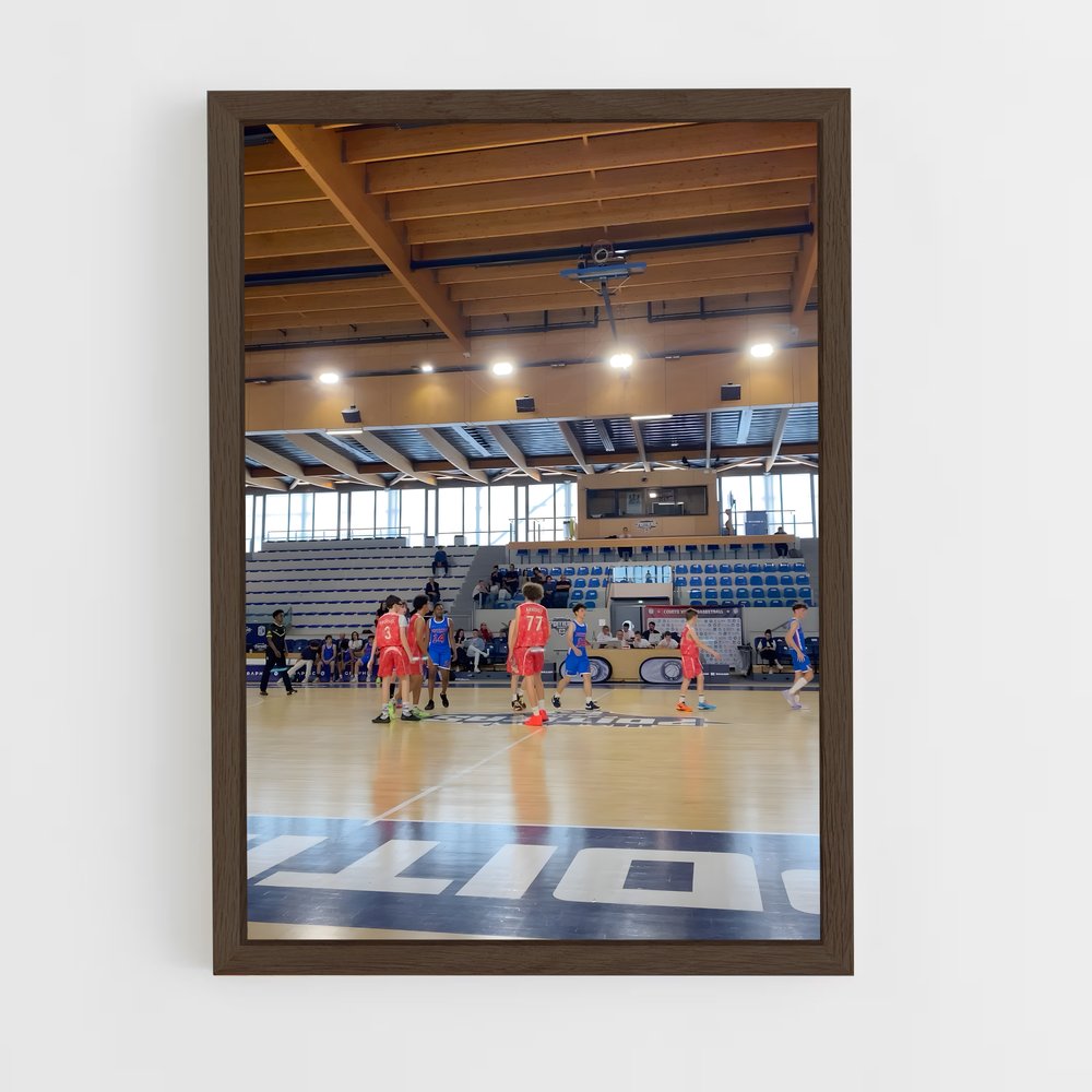 ap-girona basket basketball-3 cadre Bois foncé