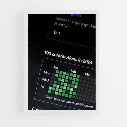 ap-github-1 cadre Blanc
