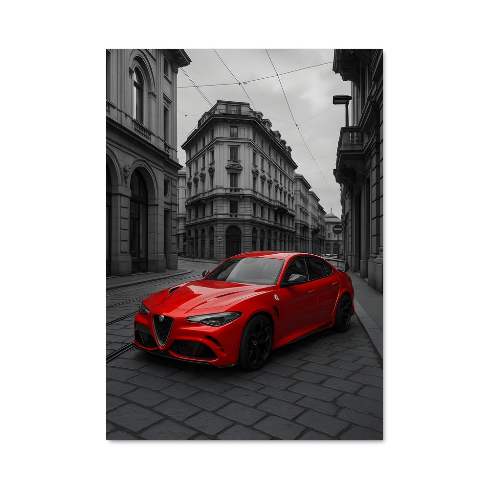 Poster Giulia quadrifoglio 75936