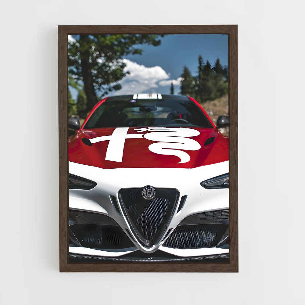 ap-giulia gtam-6 cadre Bois foncé