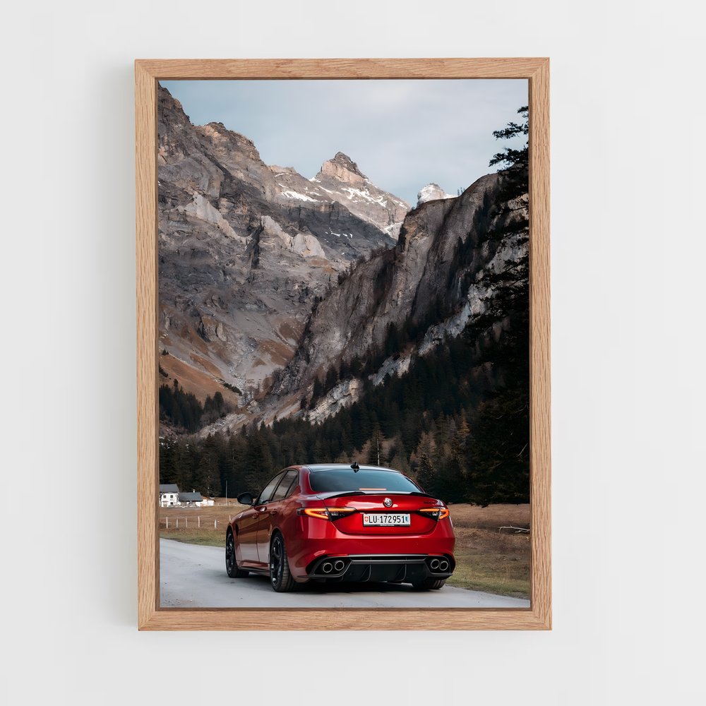 ap-giulia quadrifoglio-3 cadre Bois clair