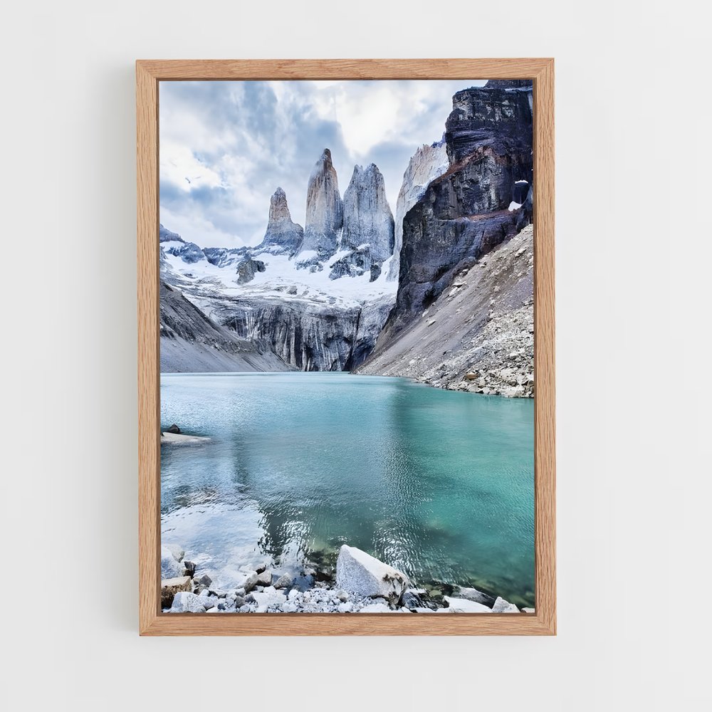ap-glacial lake-1 cadre Bois clair