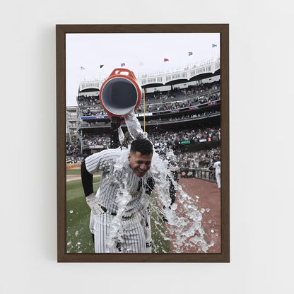 ap-gleyber torres-5 cadre Bois foncé