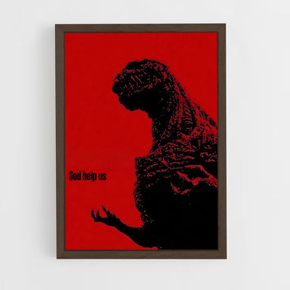 ap-godzilla-4 cadre Bois foncé