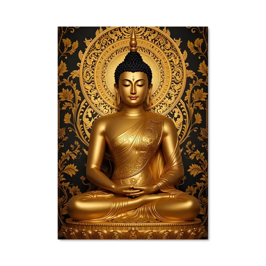 Poster Golden buddha 16024