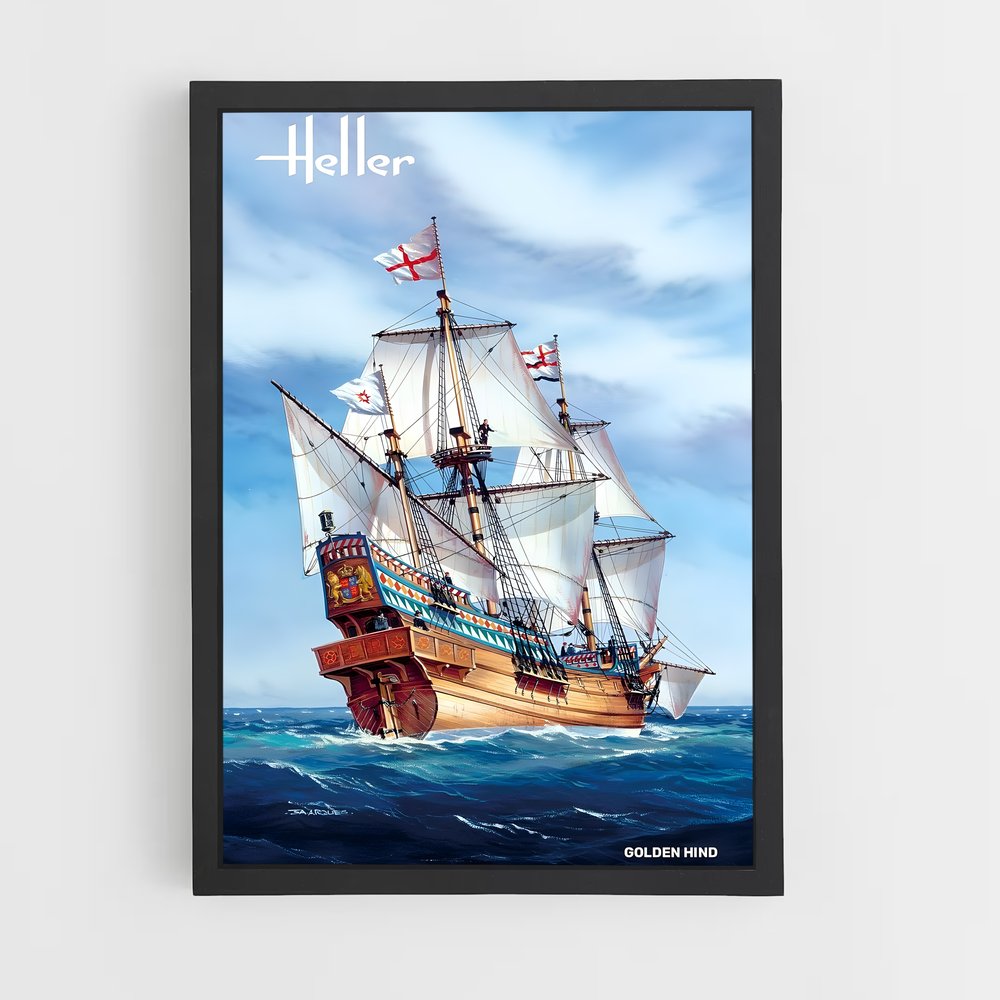 ap-golden hind-1 cadre Noir
