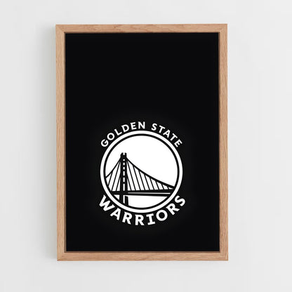ap-golden state warriors-12 cadre Bois clair