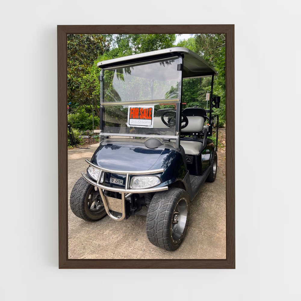ap-golf cart-1 cadre Bois foncé
