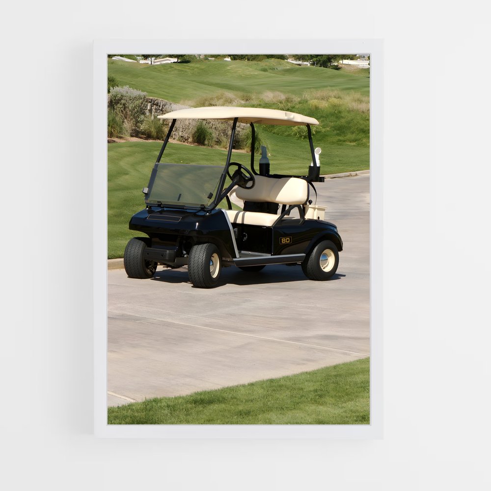 ap-golf cart-2 cadre Blanc