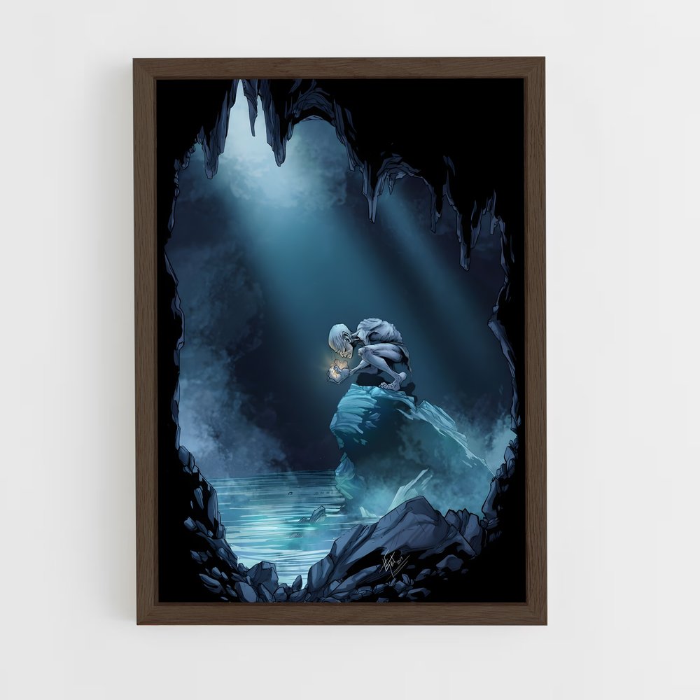 ap-gollum-1 cadre Bois foncé