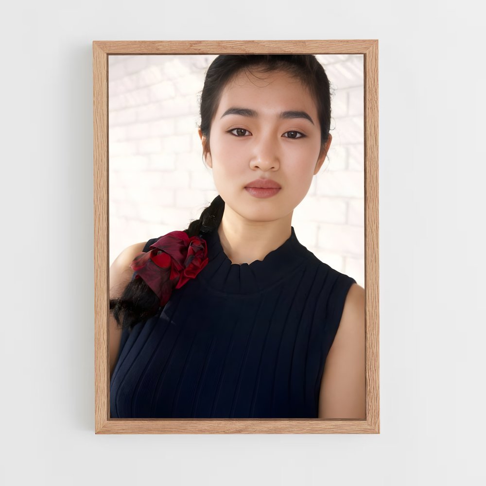 ap-gong li-6 cadre Bois clair