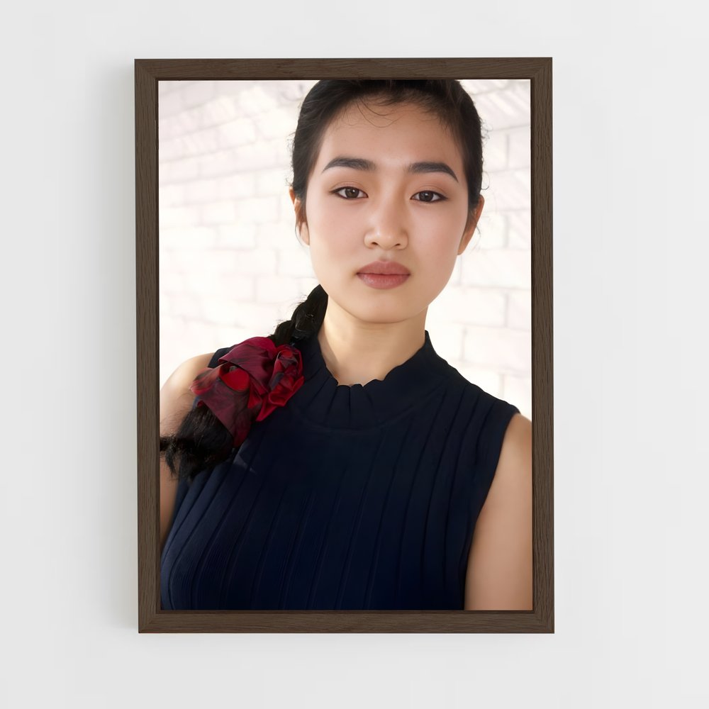ap-gong li-6 cadre Bois foncé