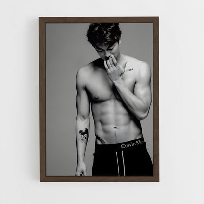 ap-gong yoo-5 cadre Bois foncé