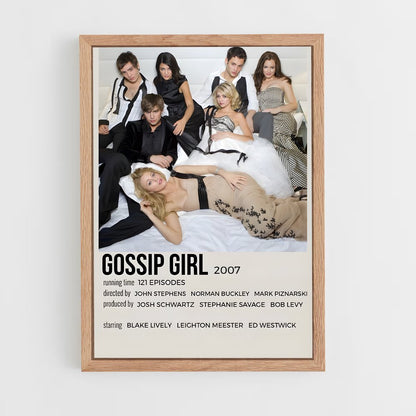 ap-gossip girl-1 cadre Bois clair