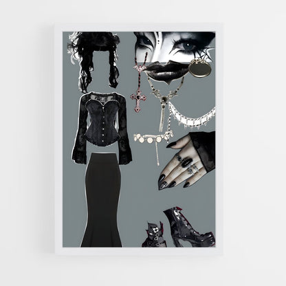 ap-goth-8 cadre Blanc