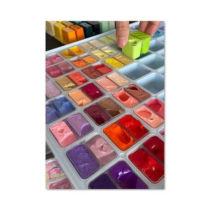 Poster Palette de Couleurs