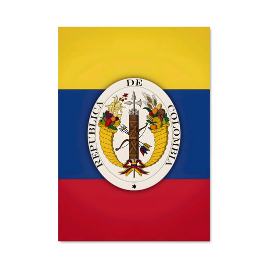 Poster Couleurs de la Colombie