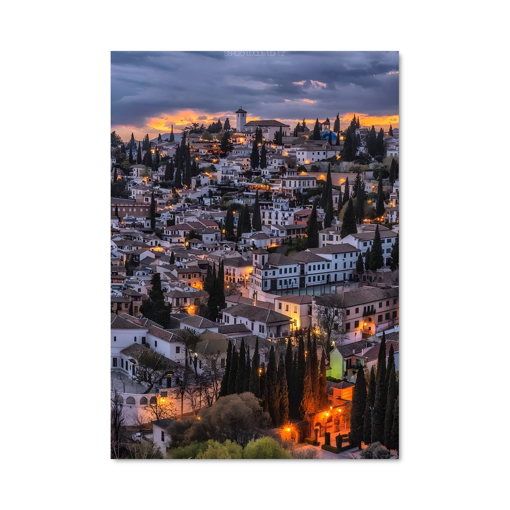 Poster Granada au Crépuscule