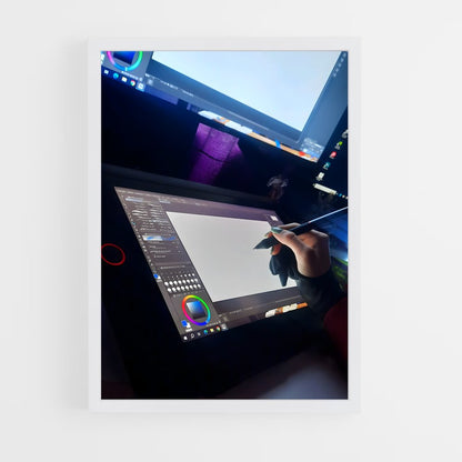 ap-graphic designer-1 cadre Blanc