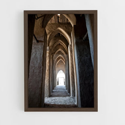 ap-great mosque djenne-3 cadre Bois foncé