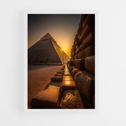 ap-great pyramid of giza-9 cadre Blanc