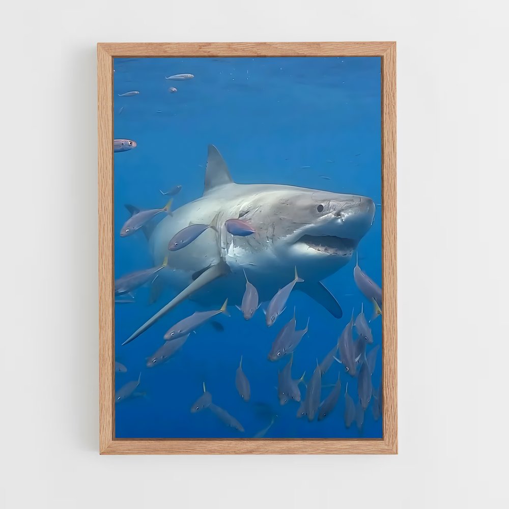 ap-great white shark encounters-3 cadre Bois clair