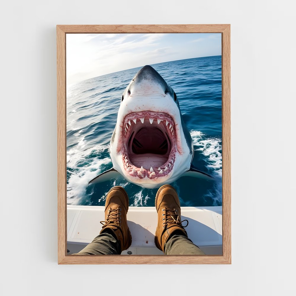 ap-great white shark encounters-6 cadre Bois clair