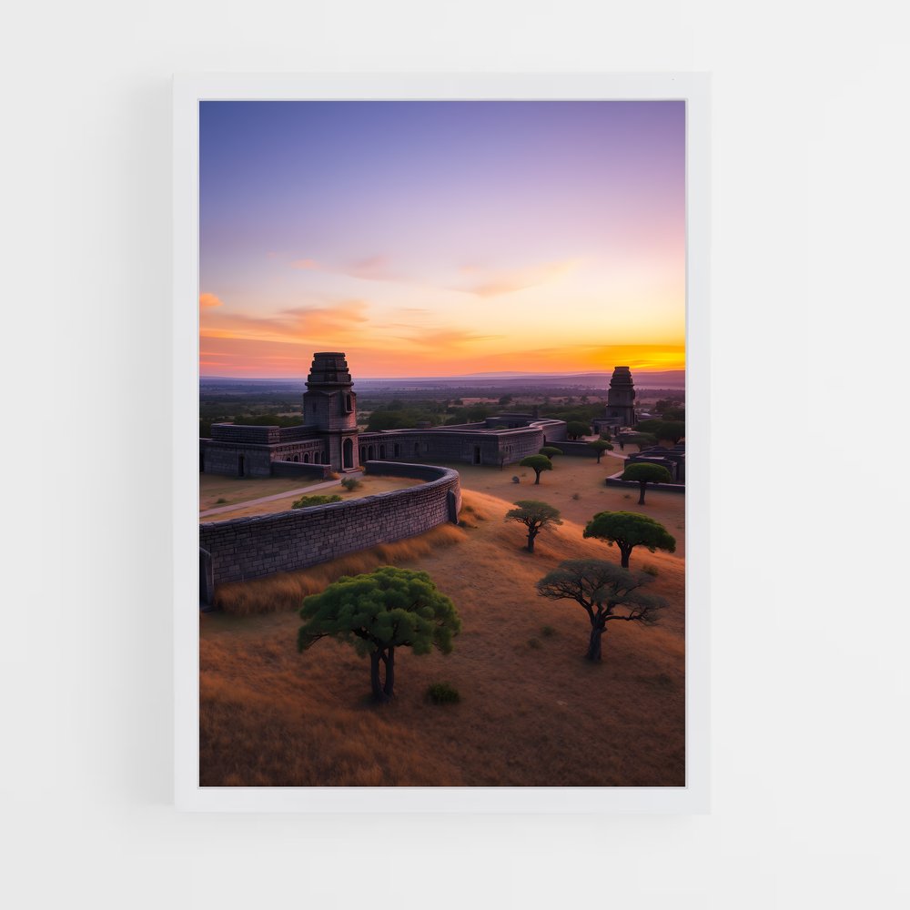 ap-great zimbabwe ruins-8 cadre Blanc
