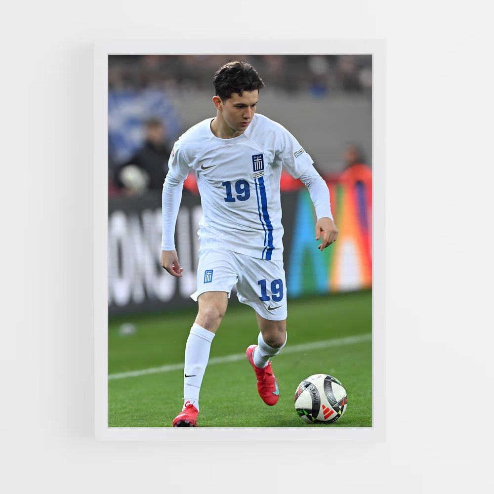 ap-greece national football team-2 cadre Blanc