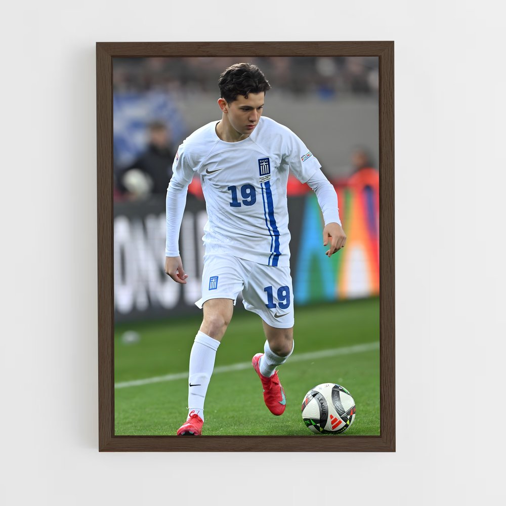 ap-greece national football team-2 cadre Bois foncé