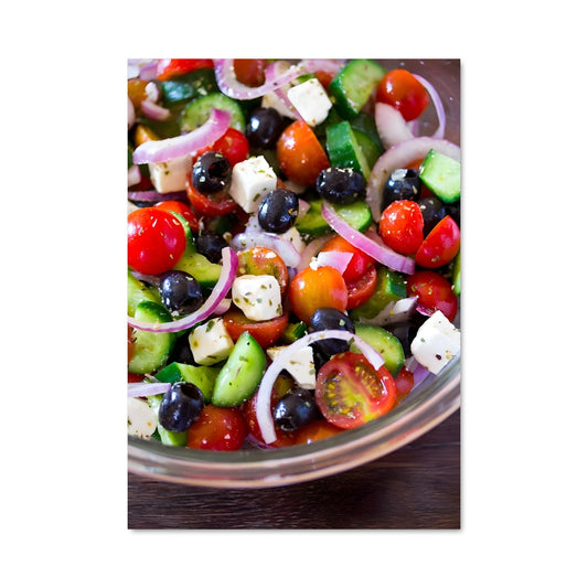 Poster Salade Hellène
