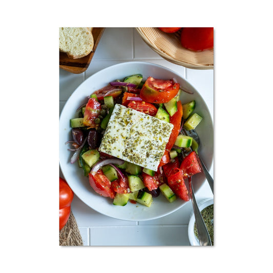 Poster Greek salad 25831