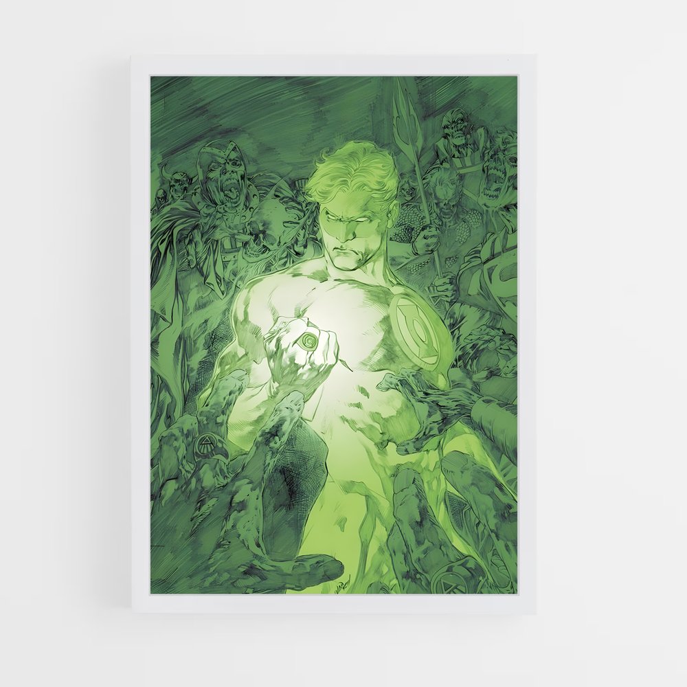 ap-green lantern-10 cadre Blanc