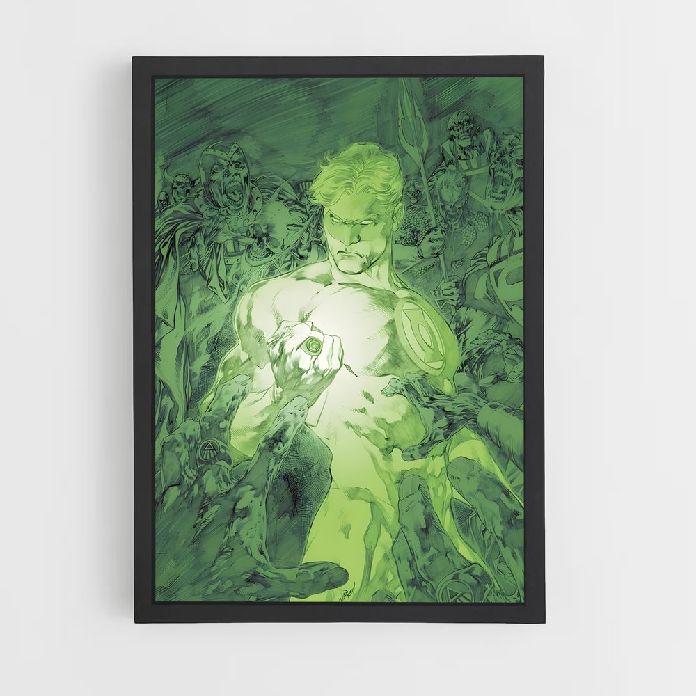 ap-green lantern-10 cadre Noir