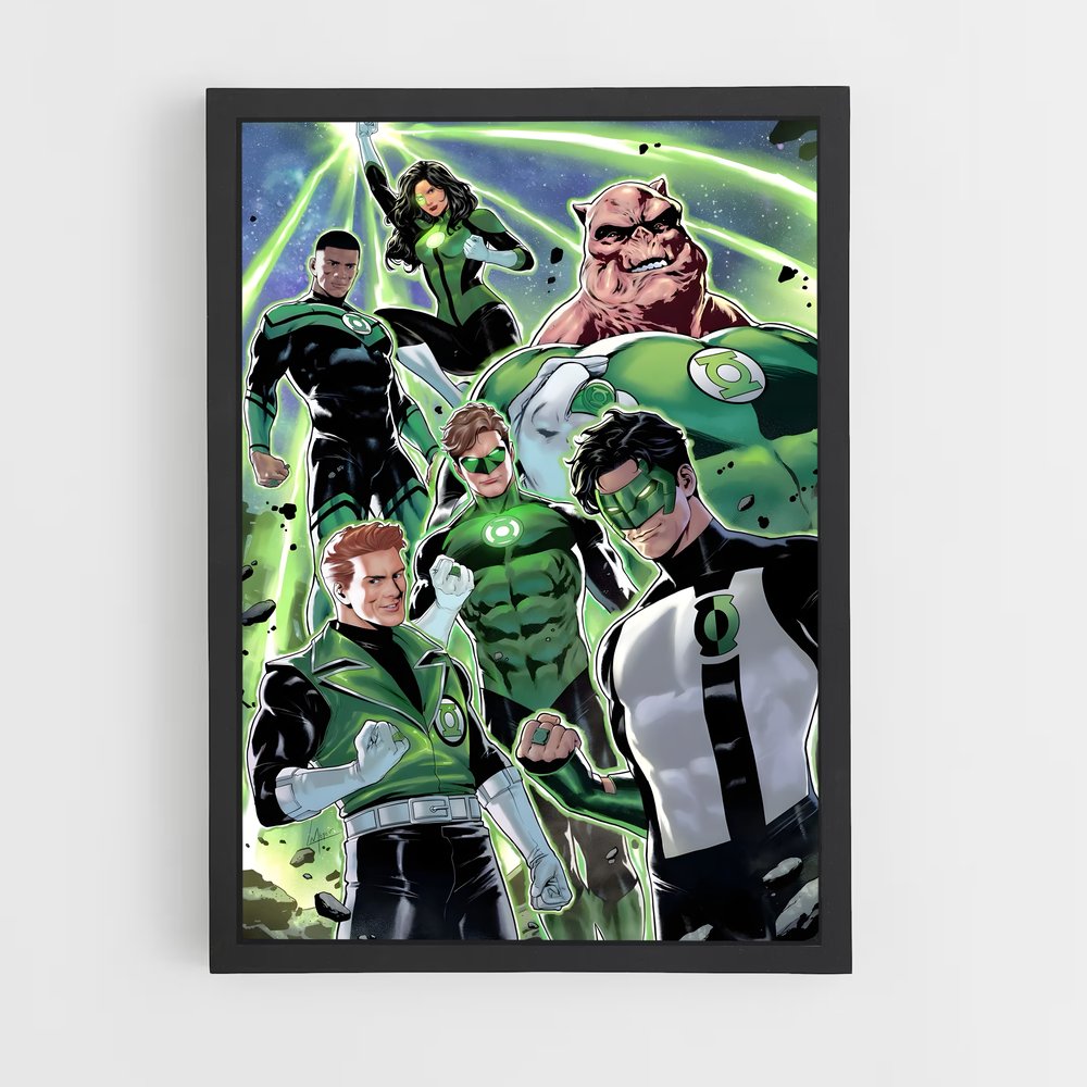 ap-green lantern-11 cadre Noir
