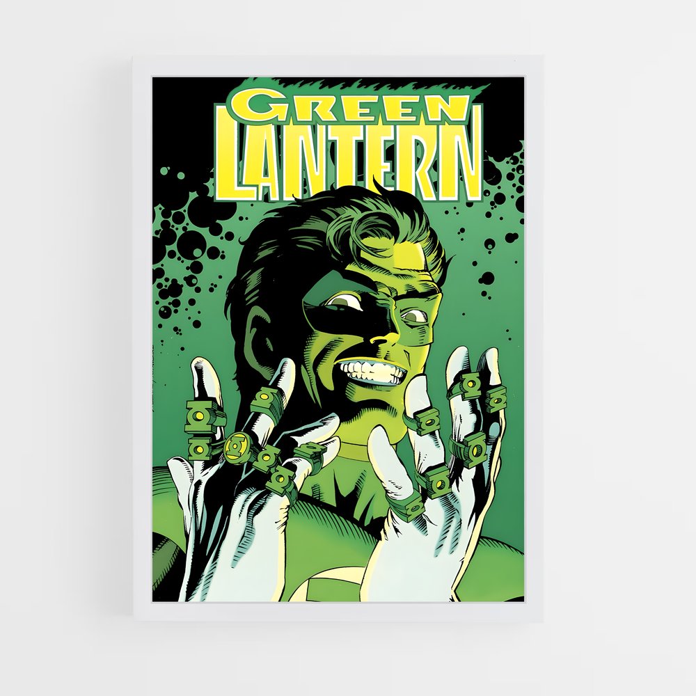 ap-green lantern-12 cadre Blanc