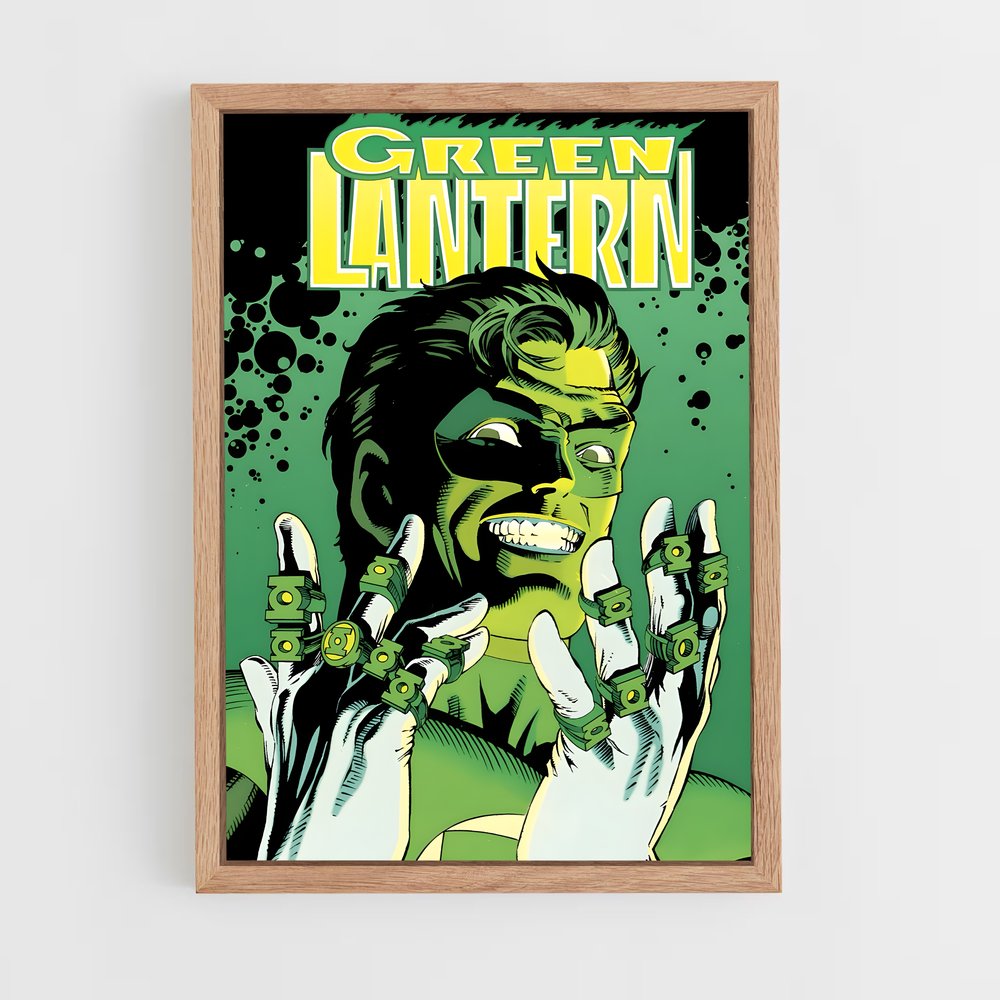 ap-green lantern-12 cadre Bois clair