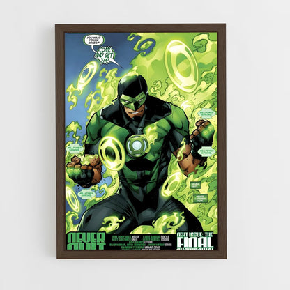 ap-green lantern-6 cadre Bois foncé