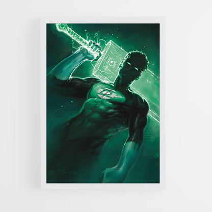 ap-green lantern-8 cadre Blanc